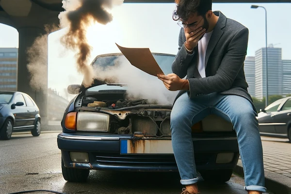 He comprado un coche de segunda mano y está averiado